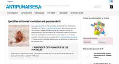 Desktop Screenshot of antipunaises.fr