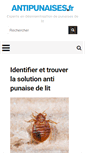Mobile Screenshot of antipunaises.fr